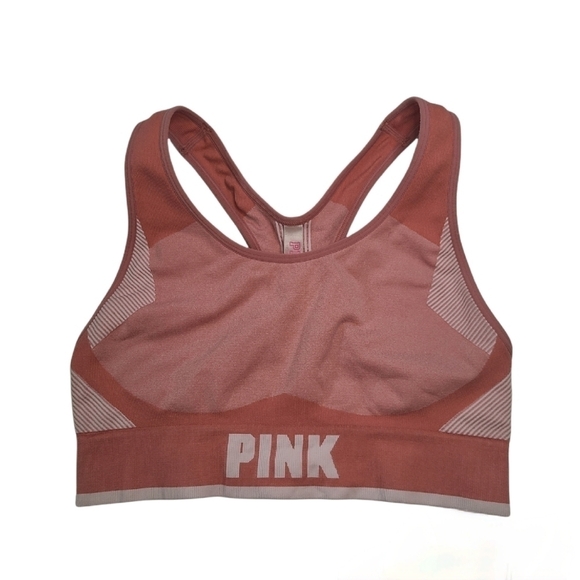 PINK Victoria's Secret Racerback Unlined Wireless Sports Bra, Size Medium - Picture 1 of 9